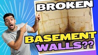 Basement Wall Repair? | How to Fix Your Broken Basement Walls