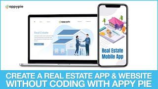 Create a real estate app & website with appy pie