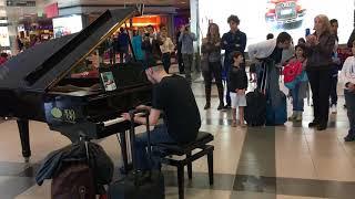 Rock and roll piano-Palermo airport