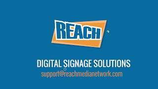 How to use Digital Signage Software - REACH MEDIA NETWORK Tutorial