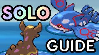 How To Beat KYOGRE With Only One Pokemon | Rejuvenation V13 Intense Mode Guide