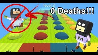 NO DEATH Challenge - 4 players parkour (No deaths, no co-op, no pre-placed cubes, starting from 0)