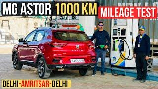 MG ASTOR 1000 KM Mileage Test - The Most Advance Mid-Size SUV