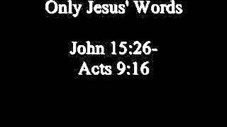 Only Jesus Words Disc 5 The fifth disc in a series by Gary Sosbee