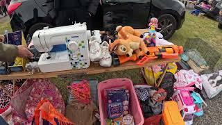 Old Man Braves The Boot Sale Rain And Buys Some Doc Martens Sandals (Torksey Car Boot Sale 13/07/24)