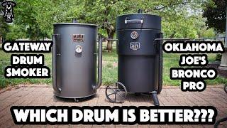 Oklahoma Joe's Bronco Pro Vs. Gateway Drum Smoker | Which Drum Is Better? | Drum Smoker Comparison