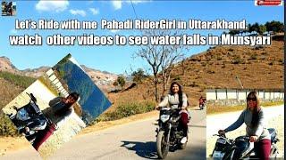 Pahadi RiderGirl || Girl rider || Himachal girl RiderGirl ||Uttarakhand  traveling vlog || traveling