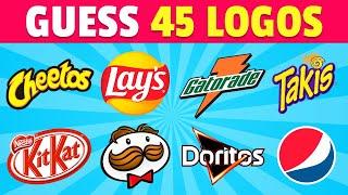 Guess The Logo Quiz | Food & Drink Edition | 45 Logos