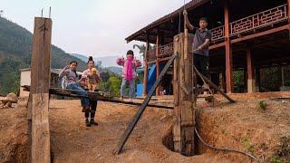 New House Gate Construction Process | Family Farm