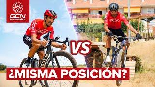 ¿Podemos utilizar la misma posición para carretera y que para MTB?