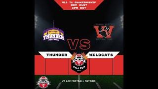 U12 9v9 Fall Cup Prov. Championships - Scarborough Thunder vs Cornwall Wildcats