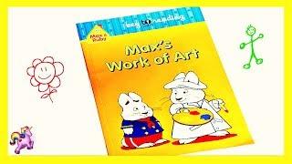 MAX & RUBY "MAX'S WORK OF ART" - Read Aloud - Storybook for kids, children