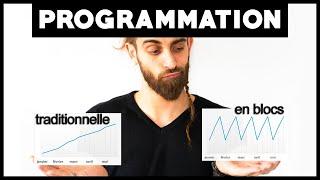 Programmation d'entraînement : modèle traditionnel ou modèle en blocs?