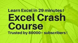 Excel Crash Course ️