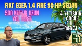 2023 FIAT EGEA 1.4 FIRE EASY SEDAN | LONG HAUL FUEL CONSUMPTION TEST