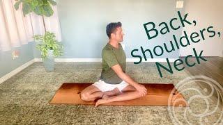 Relieving stiffness of the neck, shoulders, and back as well increased spine mobility (FOLLOW ALONG)