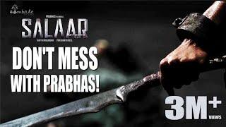 DON'T MESS WITH PRABHAS!  | Salaar Movie Scene | Hombale Films