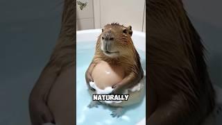 The Real Reason Crocodiles Leave Capybaras Alone! #animalfacts #wildlife #facts