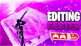 How to EDIT FASTER on Console in ONLY 3 Minutes! | (PS4/XBOX) - Fortnite Tutorial