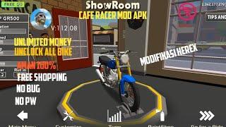 DOWNLOAD!! CAFE RACER MOD APK VERSI TERBARU 2022 - NO PASSWORD || UNLIMITED MONEY || BISA MODIF HRX