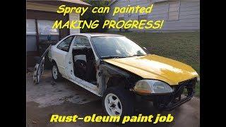 Rustoleum gloss yellow paint job(Part 1)