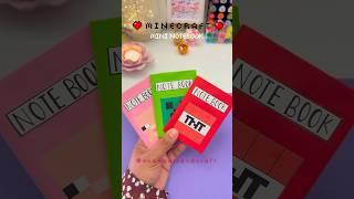 DIY Minecraft MINI Notebook CUTE And EASY Gift IDEA