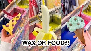 making wax food!