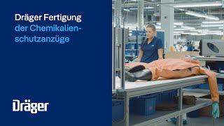 Dräger Fertigung der Chemikalienschutzanzüge