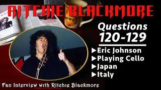 Ritchie Blackmore interview ️ Questions 120-129 Eric Johnson Cello Italy Japan 1996 Rainbow Fans