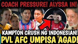 COACH MENESES PRESSURE NAPILITAN ALYSSA AT TOTS HANDA NA? MARINA TUSHOVA BINAKURAN AGAD NG CIGNAL!