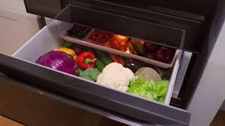 Multi Drawer Refrigerators feature a Vitalight Humidity Drawer to keep produce fresher for longer