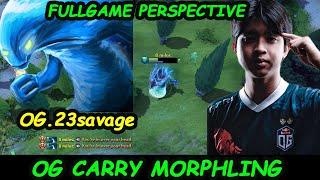 OG.23savage Morphling Perspective Fullgame SIGNATURE HERO Dota 2 Server EU