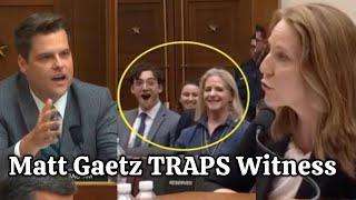 Crowd Erupts as Trump AG Matt Gaetz HUMILIATES Democrats Witness