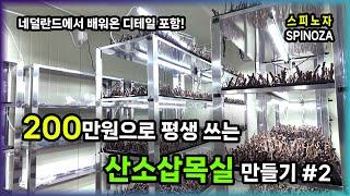 200만 원으로 평생 쓰는 산소삽목실 만들기 #2  실전 노하우 공개!