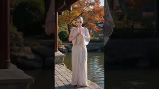 A Moment of Zen ️ A Monk's Serene Prayer #beauty #禅意生活 #relax