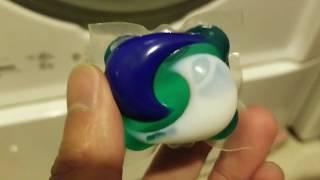 Using Tide Pods for the first time!