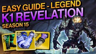 Destiny 2: Platinum K1 REVELATION Legend Lost Sector Guide - Simple & Easy - Season of the Lost