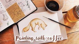 Chatty Painting With Coffee | Ellis Woolley