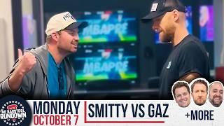 Smitty Snaps at Gaz Over Comments About Missing Live Stream | Barstool Rundown | October 7, 2024