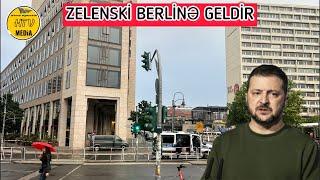 Ukraniyanın prezidenti V.Zelenski berlində səfərdədi