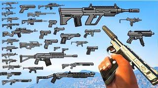 All Silenced Weapons of GTA Online in 50 Seconds (First Person)