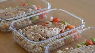 My perfect summer meal-prep salad! Eat day and night. I lost 10kg.