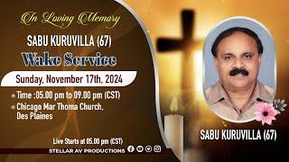 Wake Service of Mr. Sabu Kuruvilla | Des Plaines, Illinois | USA