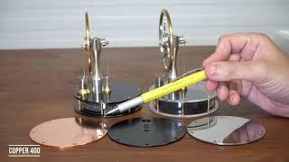 Which plate makes the Stirling Engine run faster? - Kontax