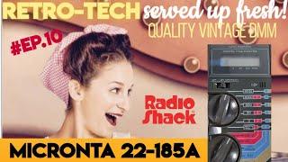 RETRO-TECH ○ MICRONTA 22-185A Vintage Multimeter Mini Review & Teardown!