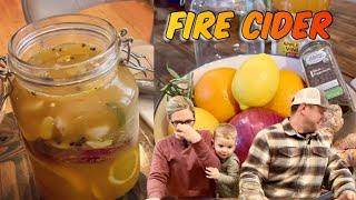 Making and Tasting FIRE CIDER for FIRST TIME.  I hope it’s worth it