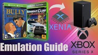 Xenia X Box 360 Emulation Tutorial Guide UPDATED: X Box Series X #xboxseriesx #emulation