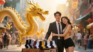 Divorced, the sock-selling son-in-law is a billionaire’s son, attended by a beautiful secretary!