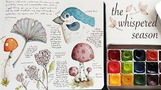 The Whispered Season - a new Deep Deep Light watercolor palette ️