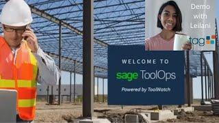 Demo: ToolOps for Sage Construction Software | Cloud-Based Tool & Equipment Tracking Software